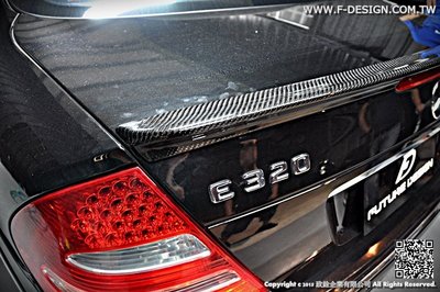 【政銓企業有限公司】BENZ W211 AMG款 碳纖維 卡夢 CARBON 尾翼現貨供應 密合度保證E200 E350