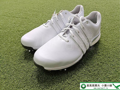 [小鷹小舖] Adidas Golf Tour360 24 IF0248 阿迪達斯 高爾夫球鞋 運動鞋 男仕 有釘 防水鞋面 多厚度鞋帶設計 '24 NEW
