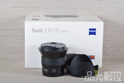 【品光數位】Sony Carl Zeiss Touit 12mm F2.8 For E-Mount #123236