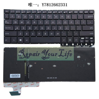 電腦零件適用ASUS華碩UX330CA UX330 UX330U UX330UA筆記本內置鍵盤US筆電配件