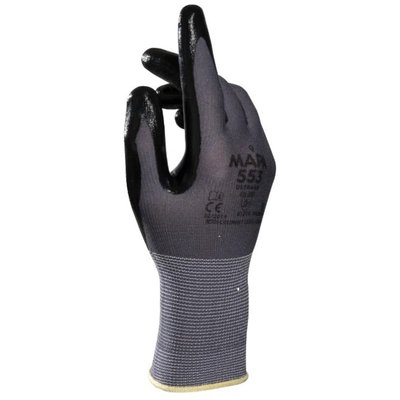 MAPA 553 超薄工作手套 耐磨性強 耐油 沾膠手套 止滑手套 9號供應