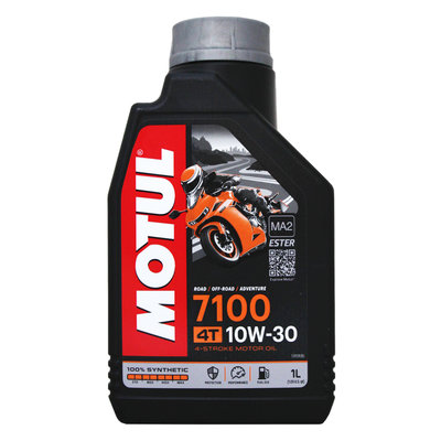 【易油網】【缺貨】MOTUL 7100 10W30 4T機車 全合成機油 酯類 Shell ENI Mobil
