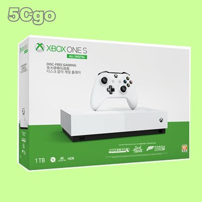 5Cgo【權宇】Microsoft Xbox One S 1TB 全數位版同捆組  一年保固 含稅