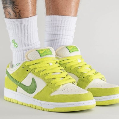 代購】Nike SB Dunk Low“Green Apple”青蘋果綠色低幫休閒百搭滑板鞋