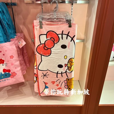 【熱賣下殺價】新加坡環球影城代購 凱蒂貓Hello Kitty園區限定版浴巾毛巾沙灘巾