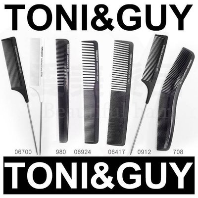 【愛美髮品】TONI&GUY 剪髮梳 尖尾梳 鐵柄尖尾梳 指推梳 油頭梳