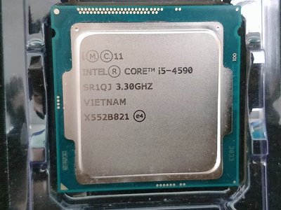 【含稅】Intel Core i5-4590 3.3G 6M SR1QJ 1150 4C4T 84W 正式CPU 一年保