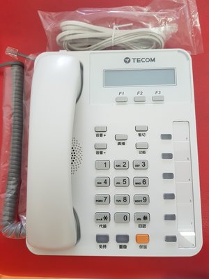 TECOM 東訊 SDX-8806E 6key顯示型數位話機 可以免持對講