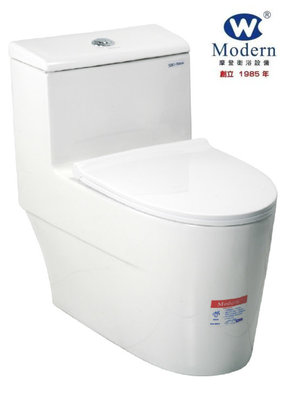 【工匠家居生活館 】摩登衛浴 C-5207 防污 奈米瓷 單體馬桶 二段式沖水 緩降馬桶蓋