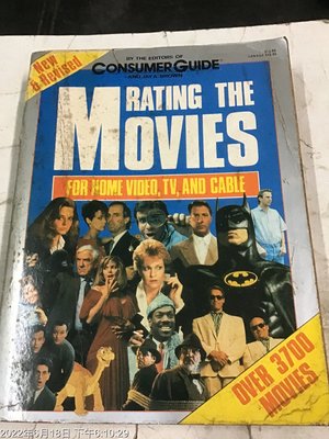 影視雜誌 5 60年代 Rating the movies 美國電影評鑑 大本厚頁 圖文 原文
