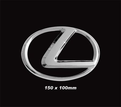 圓夢工廠 Lexus LS460 LS600 水箱罩 車標 前標 150 * 100 mm  鍍鉻銀 同原廠樣式