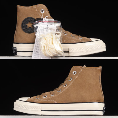Converse Chuck 1970s 秋冬款 麂皮款 高筒款 男女帆布鞋 質感休閒鞋 三星標    A01457C