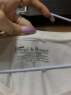 台北自售:Bread&amp;Boxer品牌白色短袖上衣 非丹寧褲國製格紋Hermes CD LV DG元起標