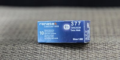 swiss made 瑞士製造RENATA 鈕扣型手錶電池   swiss made  377(SR626SW) 0汞