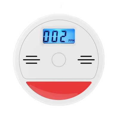 『良品生活館』【新発売】新款一氧化碳偵測器/警報器 煙霧警報器 藍光LCD指示+紅光閃光燈 附電池