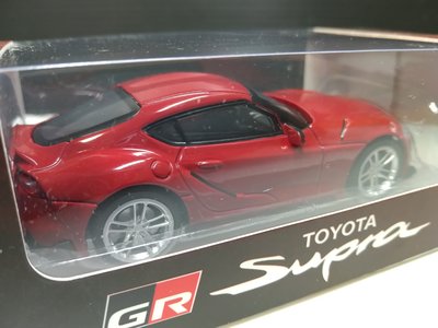 TOYOTA GR SUPRA 玩具模型車 迴力車(耀眼紅)