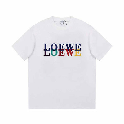 【King女王代購】Loewe 羅意威 2024ss春夏新品數碼印花龍頭短袖T恤