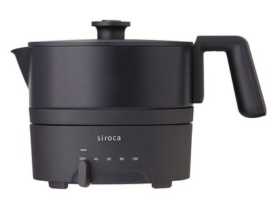 《Ousen現代的舖》現貨在台！日本siroca【SK-M151】快煮壺 電火鍋《黑、1L、保溫、加熱、溫度調節》