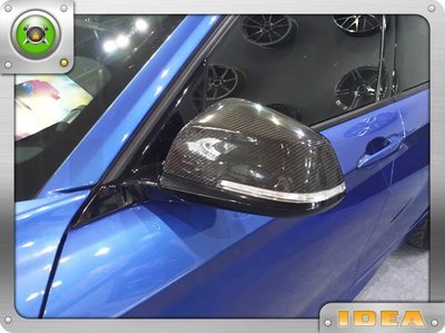 泰山美研社 D6153 BMW F20 F30 國外進口品 碳纖維後視鏡包覆品