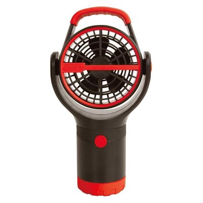 【速捷戶外】CM-27315 美國Coleman 杯架小電扇( 紅) 杯座風扇,迷你風扇,露營吊扇涼風扇