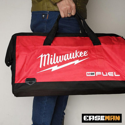 CCの屋【加厚電工包】美國Milwaukee工具包多功能手提電工包加厚耐用大容量帆布維修袋