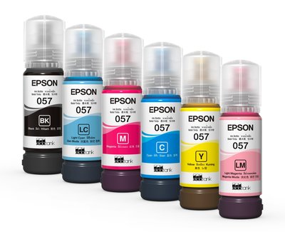 EPSON C13T09D100/D200/D300/D400/D500/D600 原廠墨水瓶六色一組 適用 L8050