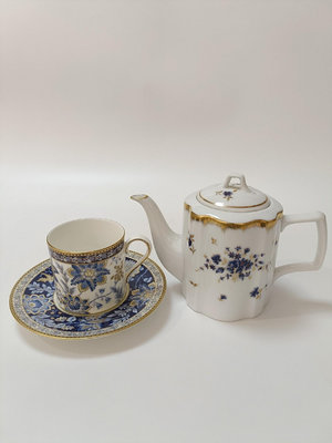 日本 NARUMI鳴海骨瓷 咖啡杯 咖啡壺 紅茶杯 下午茶杯
