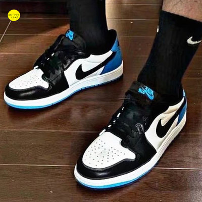 Nike Air Jordan 1 Low 白黑藍 籃球鞋 男女鞋 CZ0790-104