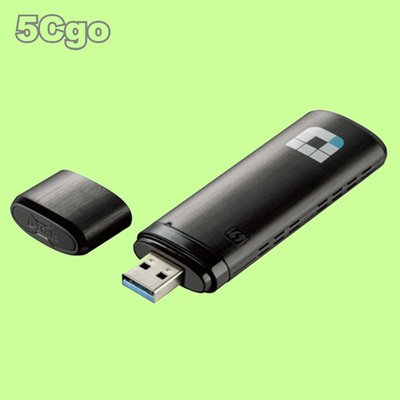 5Cgo【出清品】全新僅拆封D-Link DWA-182 AC1300 MU-MIMO雙頻USB 3.0 無線網卡 含稅