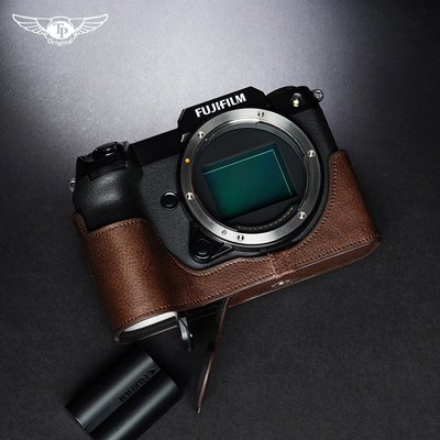 TP原創 真皮富士GFX100S相機包皮套GFX50Sii二代保護套 牛皮手柄