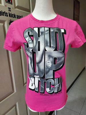 美國購入嘻哈上衣（xs）shut up bitch