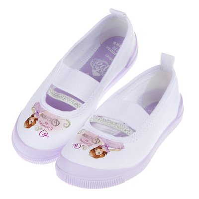 童鞋/Moonstar日本製Disney蘇菲亞小公主紫色兒童可水洗室內鞋(15~19公分)I7F019F