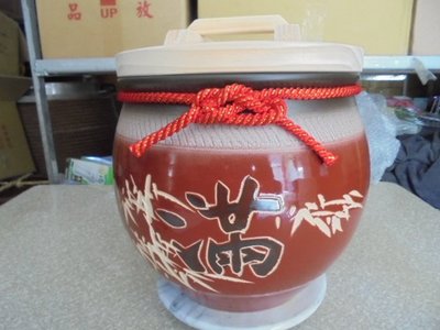 上等A級 米甕 米缸 米桶 米箱(5斤) [鶯歌窯廠] 手拉坏 陶瓷器 米甕 米缸 米桶