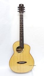 立昇樂器 aNueNue M100 36吋 單板西加雲杉木面板 單板非洲桃花心木側背板 旅行吉他 鳥吉他 亮面 公司貨