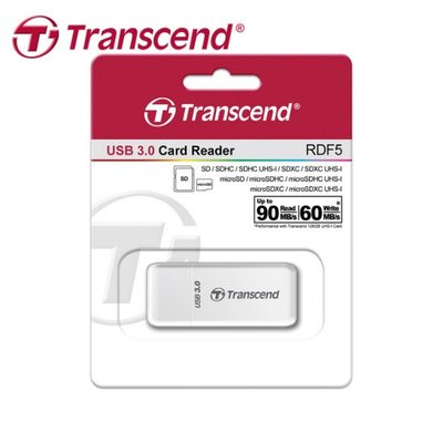 【保固公司貨】Transcend RDF5 USB 3.0記憶卡 讀卡機 (TS-RDF5)