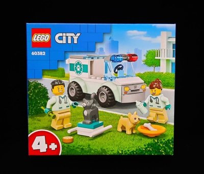 (STH)2023年  LEGO 樂高 CITY 城市系列(簡易入門)- 獸醫箱型車救援   60382