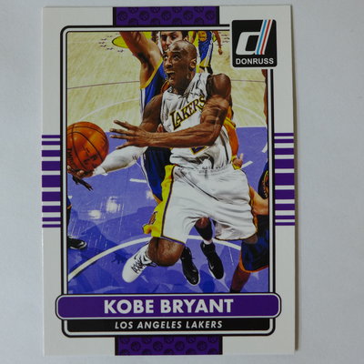 ~ Kobe Bryant ~名人堂/小飛俠/黑曼巴/柯比·布萊恩 2015年PANINI.24號球衣.NBA籃球卡