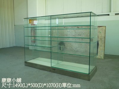 【康康小舖】二手展示櫃 玻璃櫃-25 店面裝潢 櫥櫃設計
