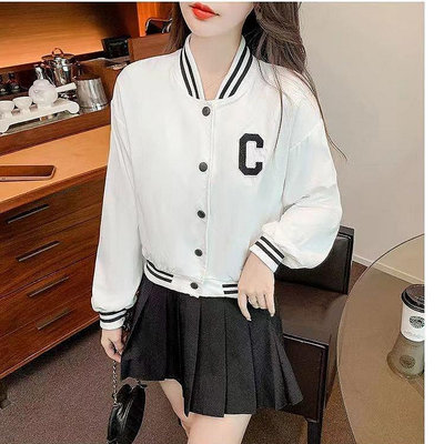 新品 外套女秋款棒球服學生2022韓版洋氣寬松顯瘦休閑薄款上衣促銷