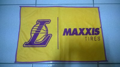 (全新) Lakers Maxxis Tires Kobe Bryant 柯比 布萊恩 湖人 毛巾 手帕 NBA籃球