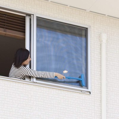 日本 Nippon Seal 免耗材 掃除刷 清潔刷 居家 紗窗刷 大掃除 N40加長版紗窗 【全日空】