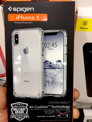 肆 SGP Apple iPhone X 10 IX Crystal Shell 軍規防摔背蓋 IX CS透明