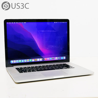 【US3C-青海店】【一元起標】公司貨 2015年中 Apple MacBook Pro Retina 15吋 i7 2.2G 16G 256G 二手筆電