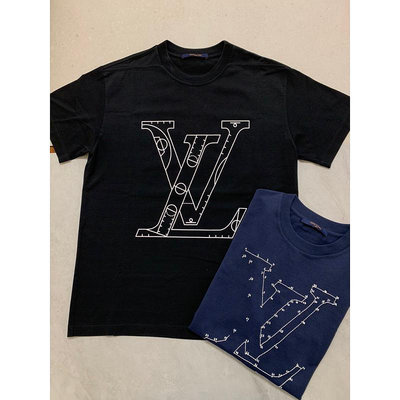 Louis Vuitton LV 經典 大Logo設計 NBA聯名 短袖T恤上衣 二手