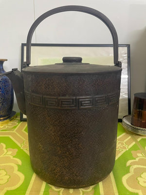 日本回流 手工鎚起 銅壺 水注 茶道具 包漿老辣 老貨有使用4987