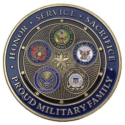 特價！美國五大軍徽章金幣 美洲鷹 海軍陸軍空軍海軍陸戰隊紀念幣硬幣
