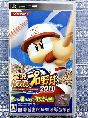 PSP 實況野球 2011 棒球 職棒 日版 K4