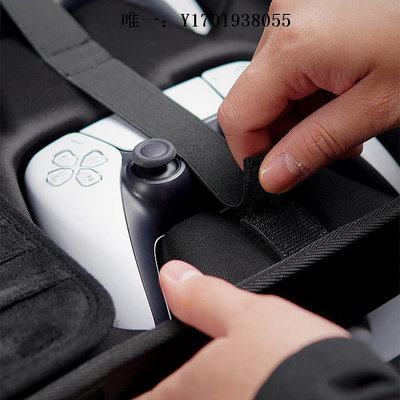 電玩設備電玩巴士 PS5配件 良值 PS5主機收納包 保護包 手提旅行保護硬包遊戲機