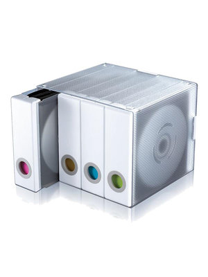 介川家居帕萊德CD盒大容量收納盒藍光光盤盒兒童碟片整理盒96片裝