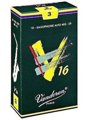 【非比藝術】【Vandoren V16 Alto Reeds 薩克斯風 中音 V16 深綠盒 竹片 10片裝】
